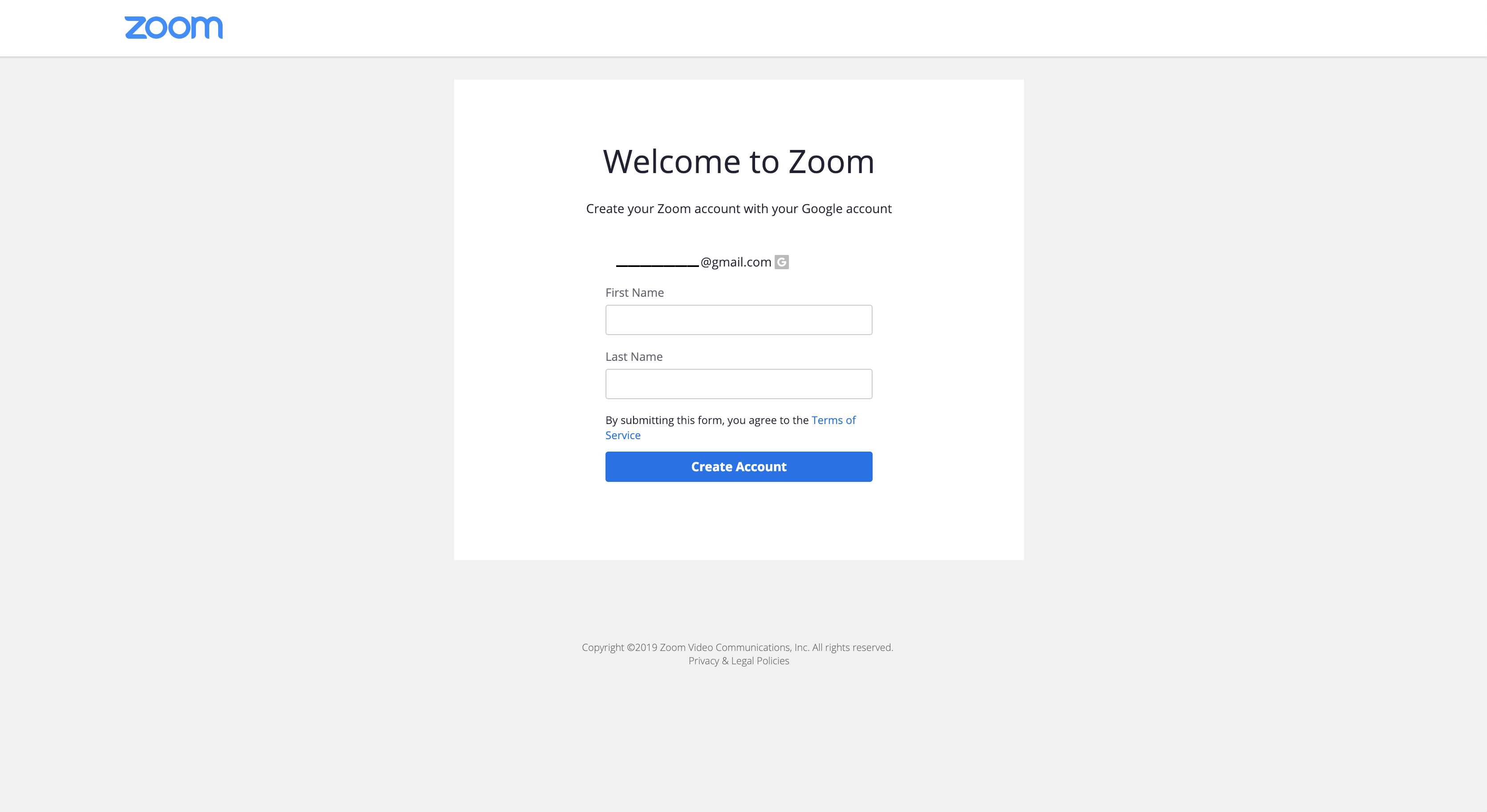 welcome to zoom 
