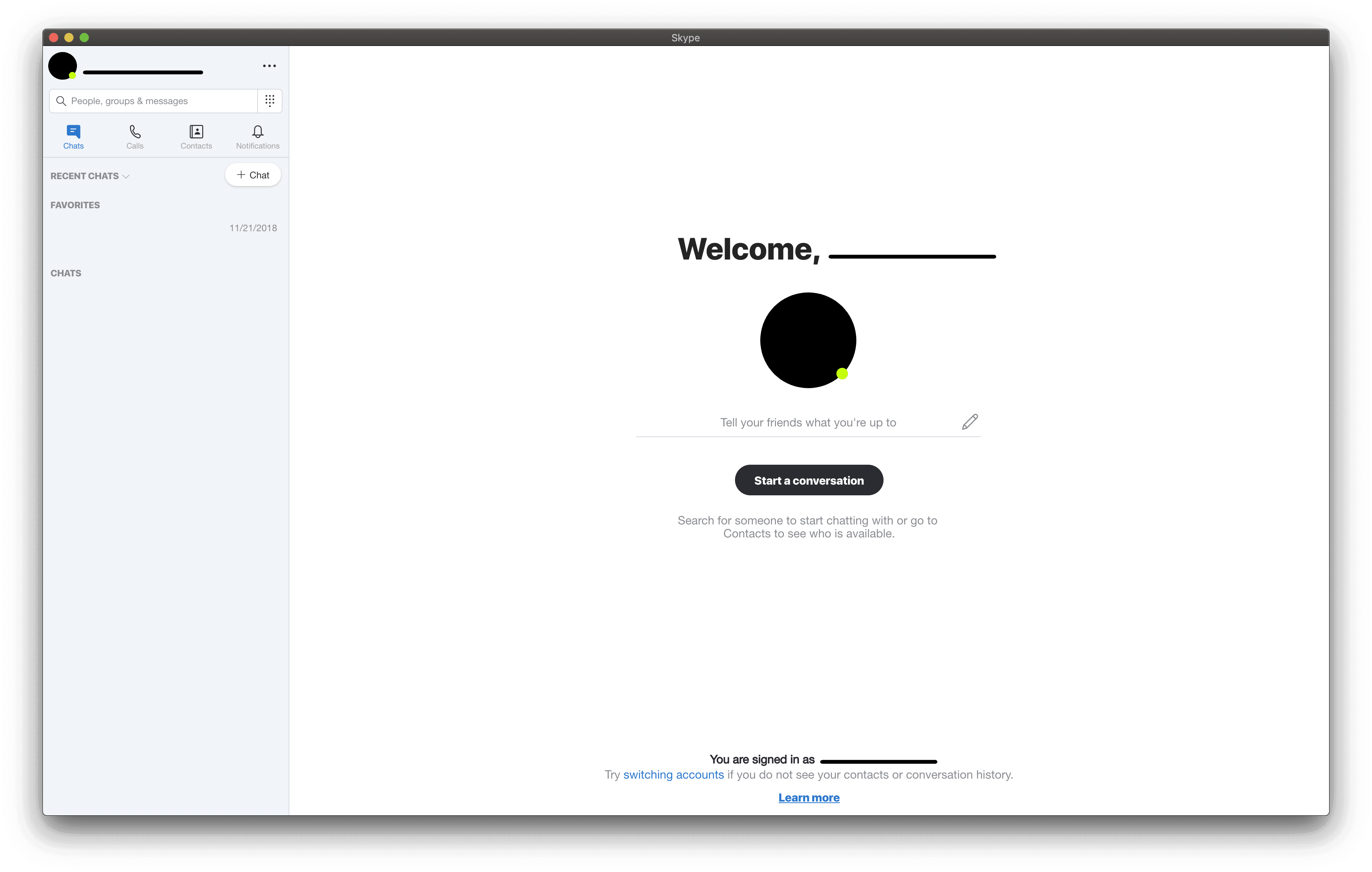 skype setup application for mac