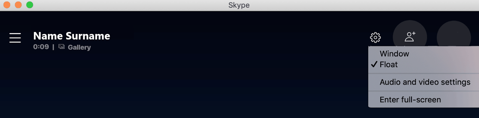 do pop up window in skype for mac