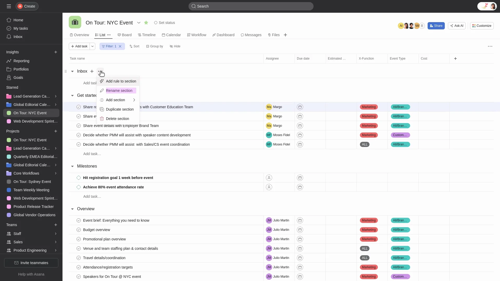 Asana For Project Management