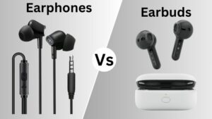 the difference between earbuds and earphones?