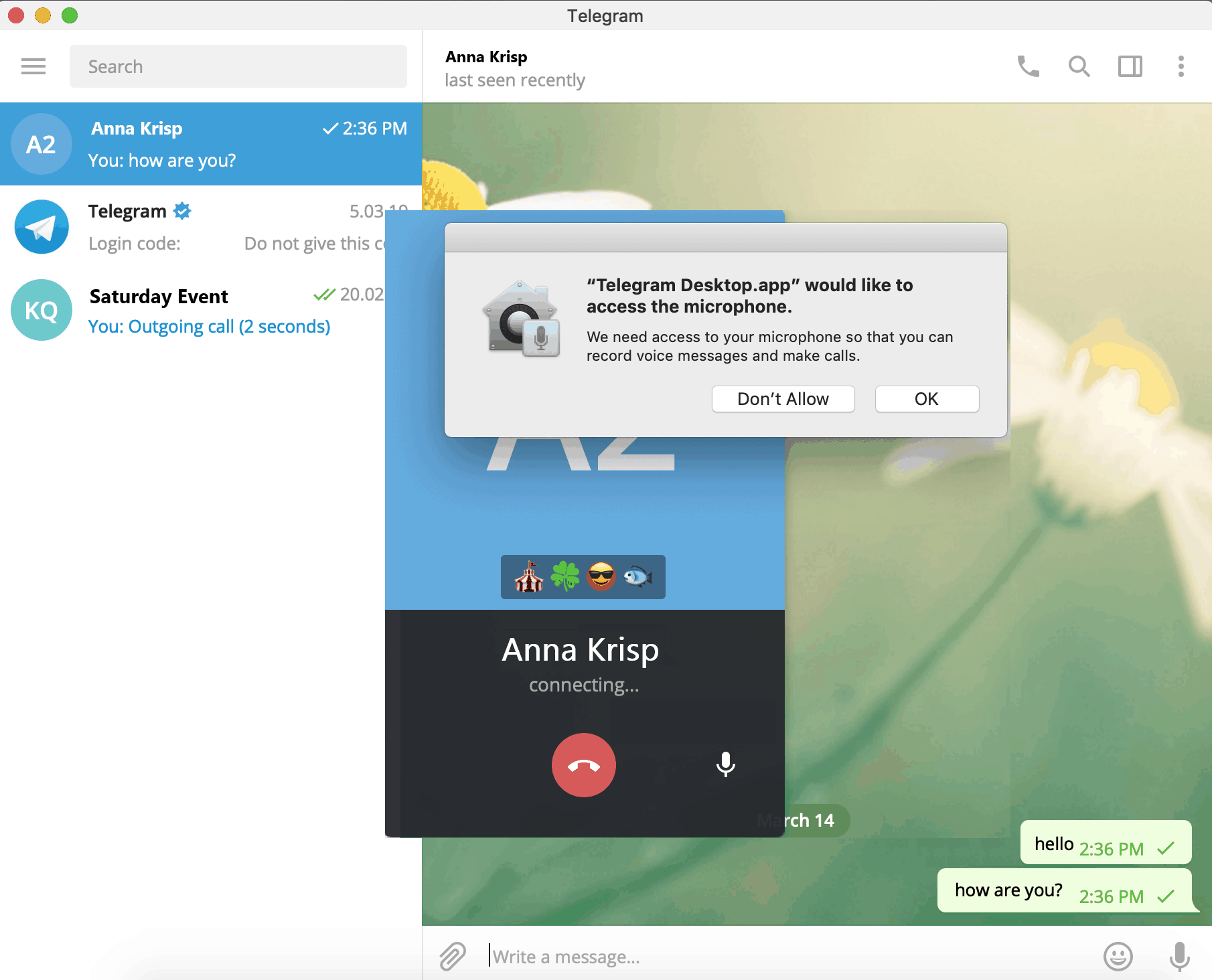 install telegram on mac