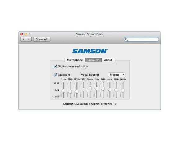 Samson sound deck