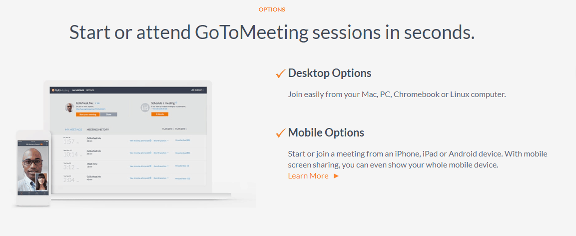 gotomeeting features