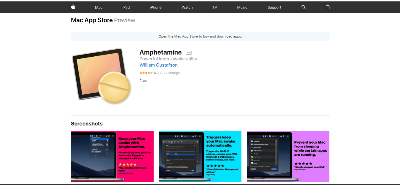 amphetamine mac app