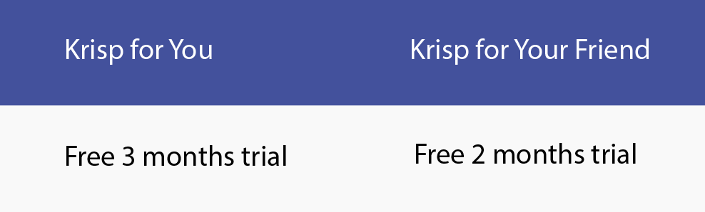 krisp referral for individuals