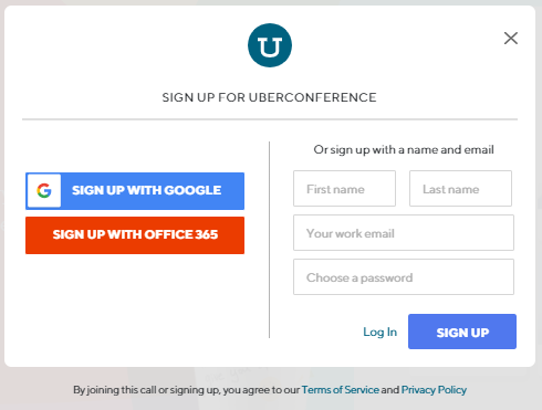 uber conference log in