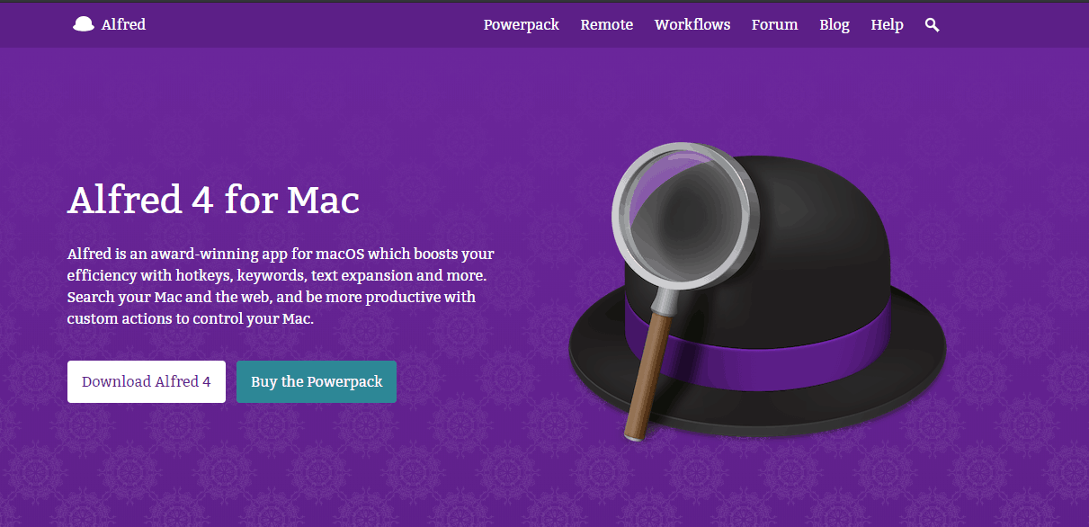 alfred app for the mac