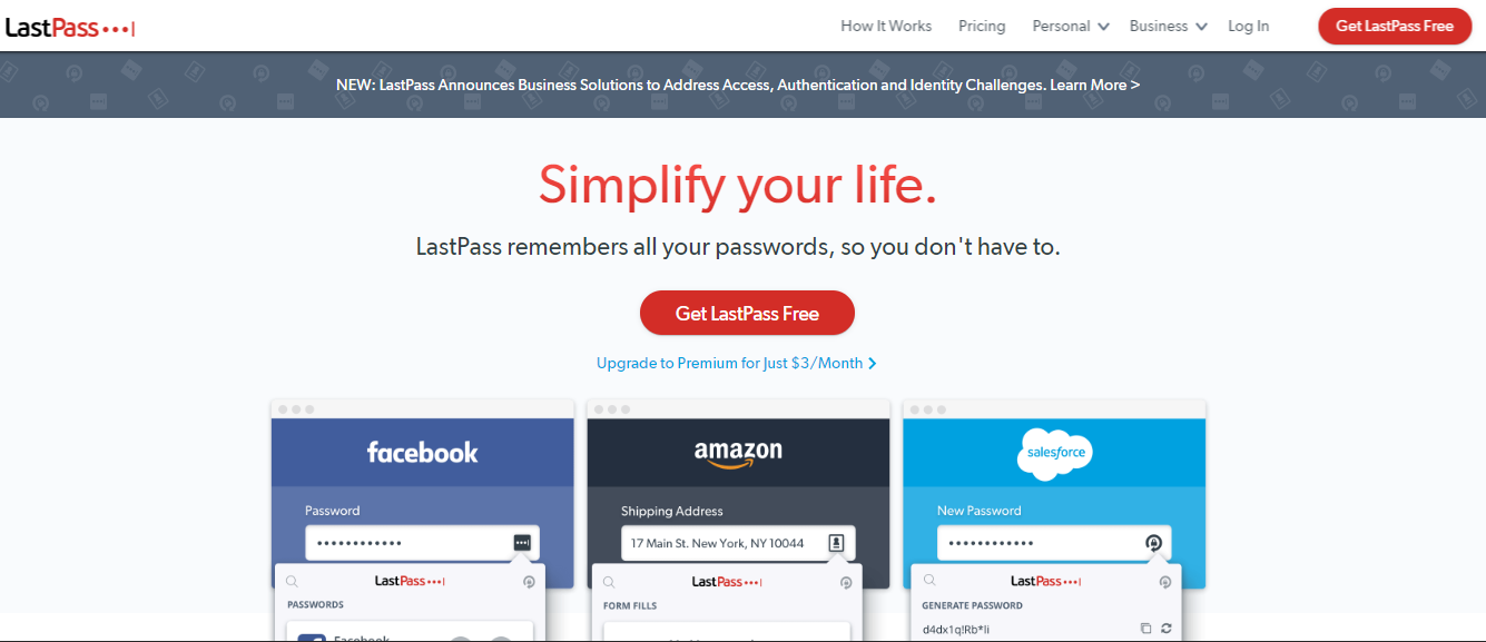 lastpass productivity software