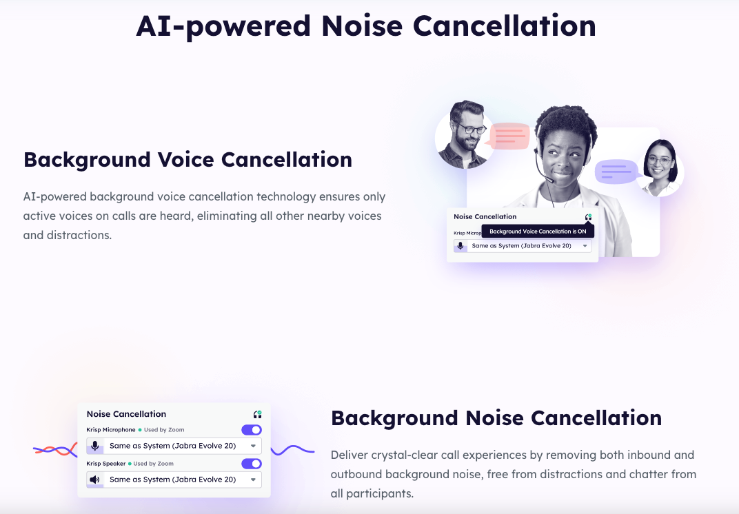 background noise cancellation