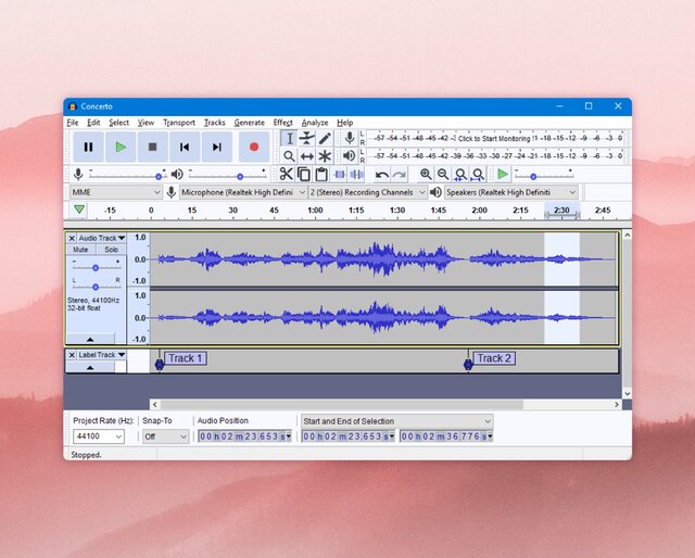 Audacity noise online cancellation