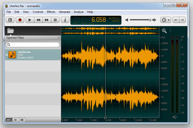 ocenaudio noise reduction