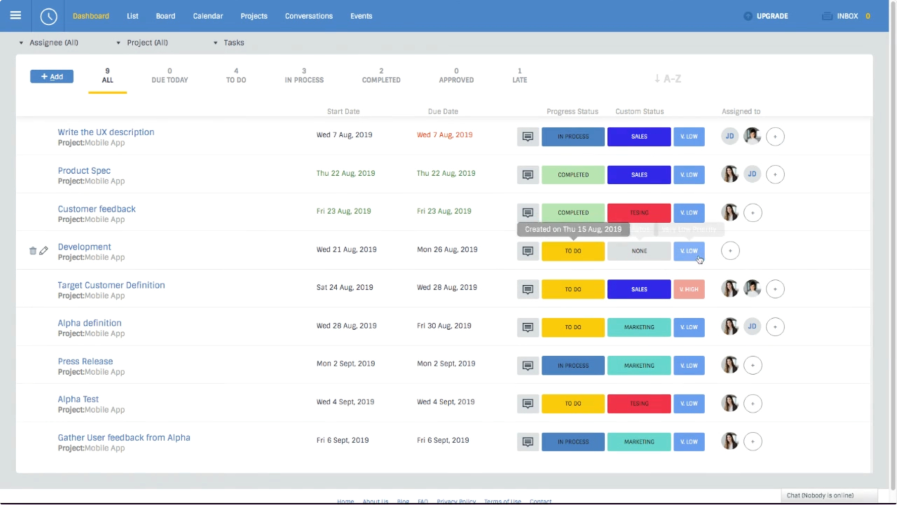 team project planning tools