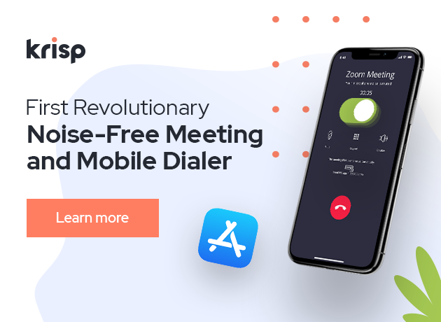 krisp for iOS banner