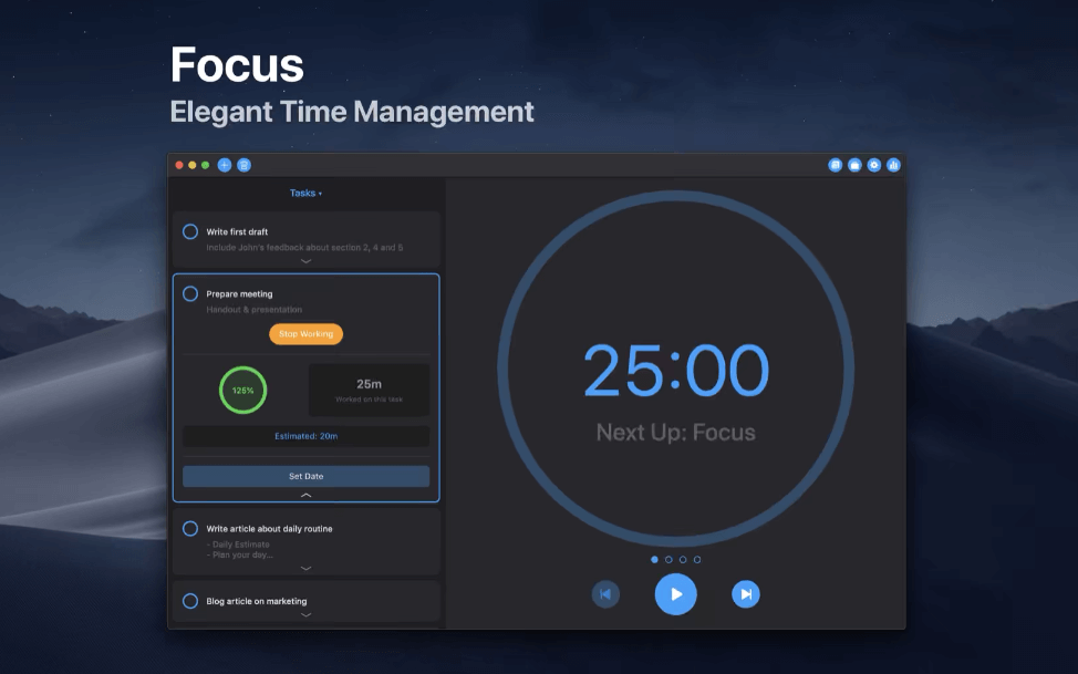 focus app mac