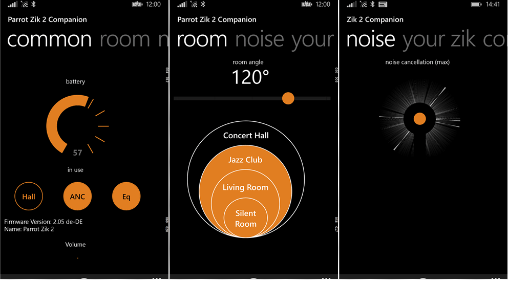 parrot zik app