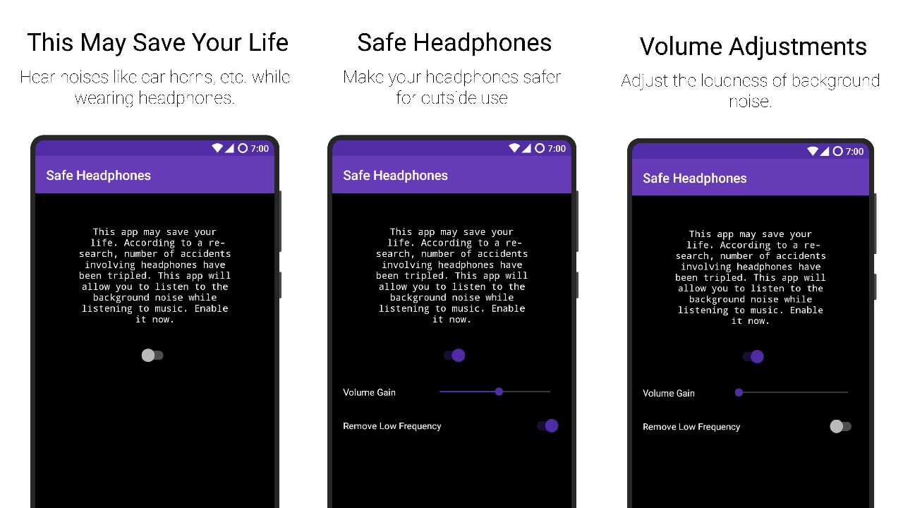 safe headphones app
