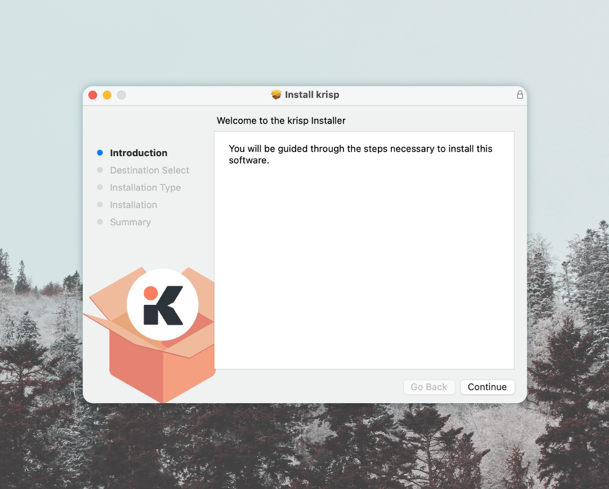 Krisp Installer