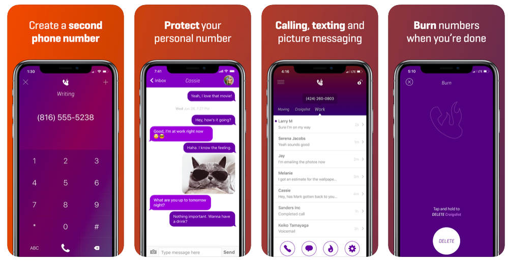 best burner phone app