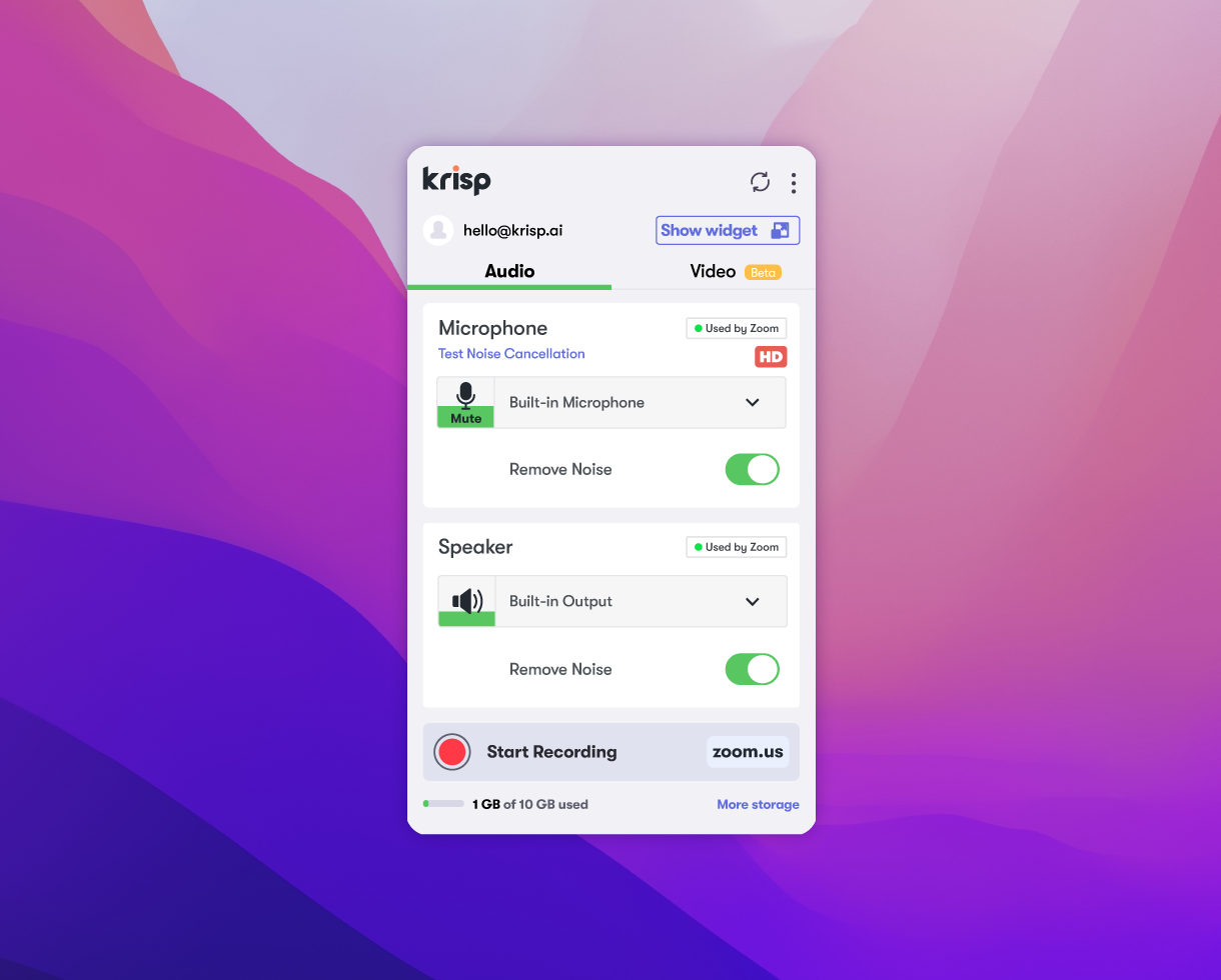 Krisp app