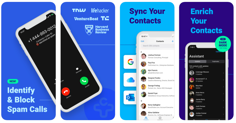 contacts+ app