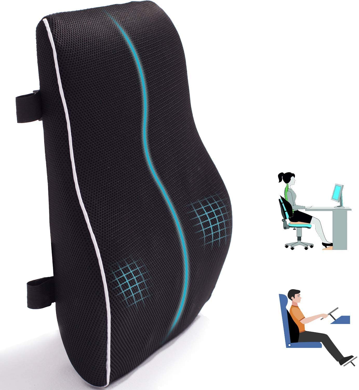 HUANUO Office Foot Rest Pillow Cover Replacement