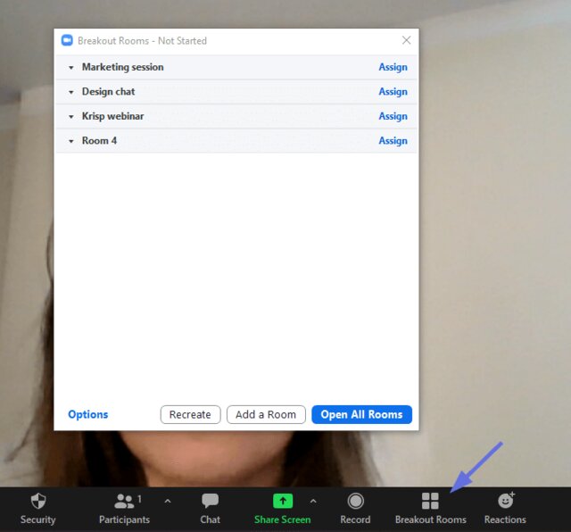 zoom breakout rooms