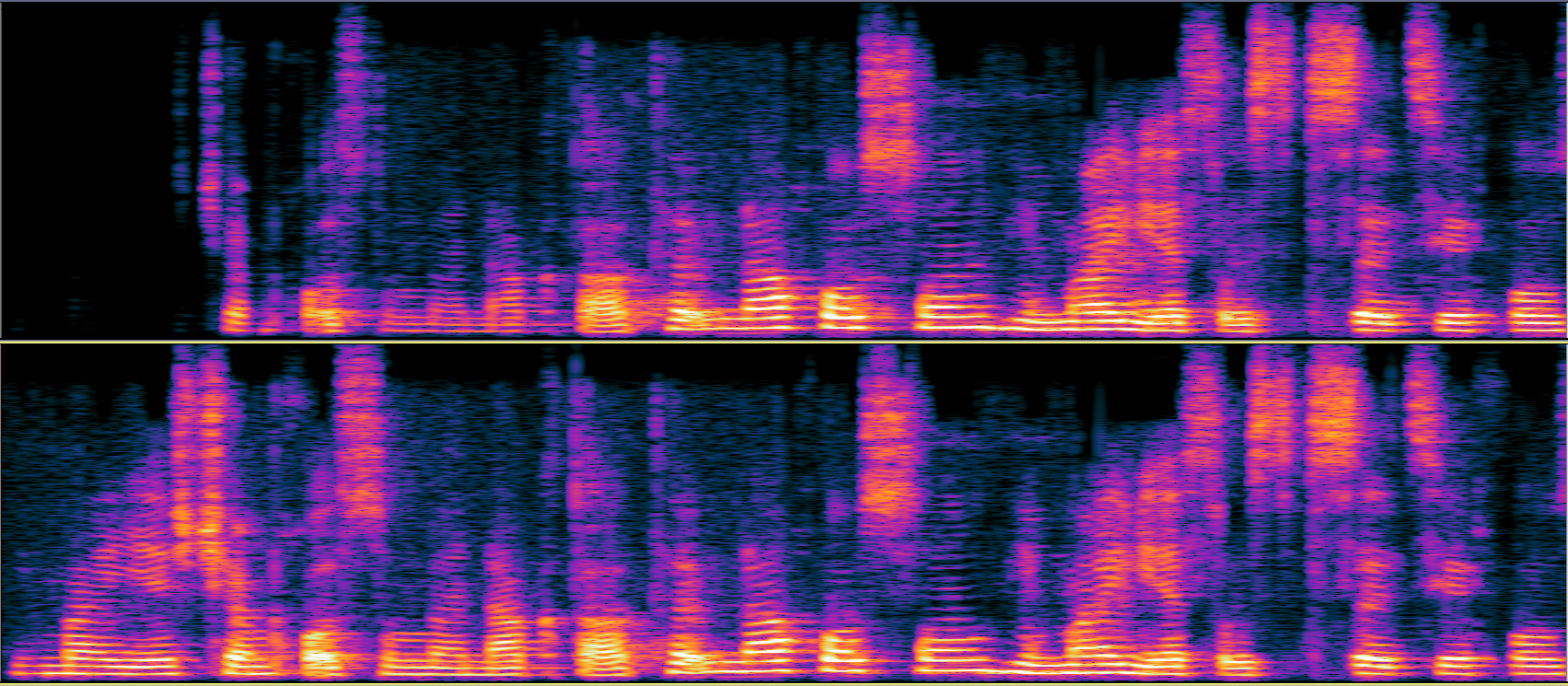 degraded speech signal reference