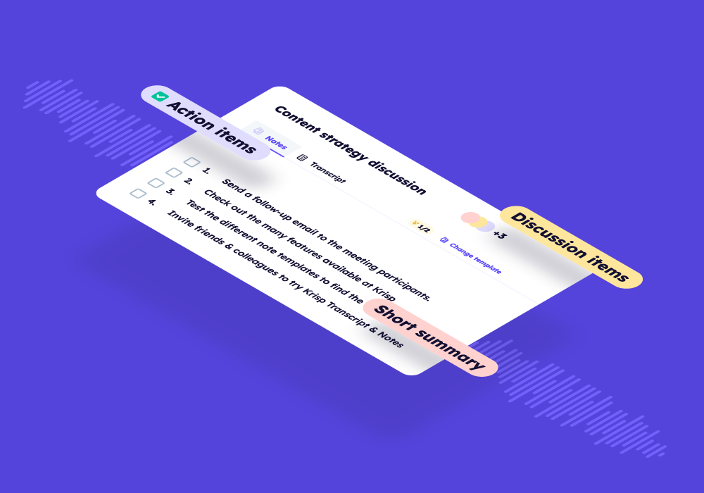 Krisp’s bot-free AI Meeting Assistant is here!