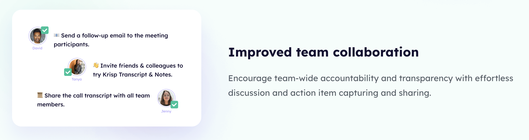 improved team collaboration