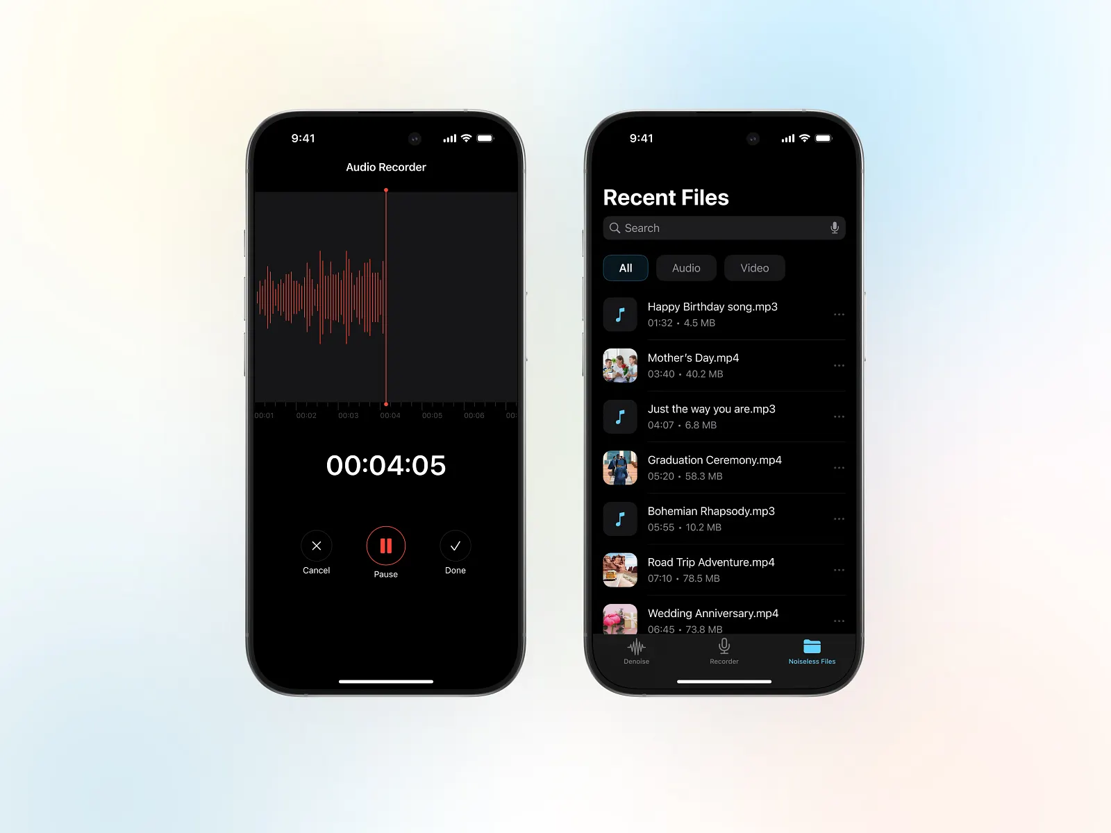 Audio Noise Reducer & Recorder — best simple iOS recorder + cleaner