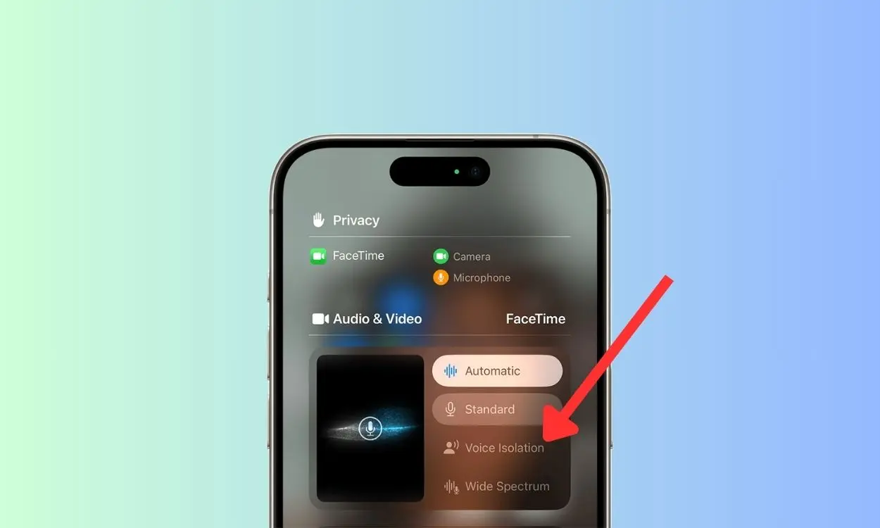 apple voice isolation