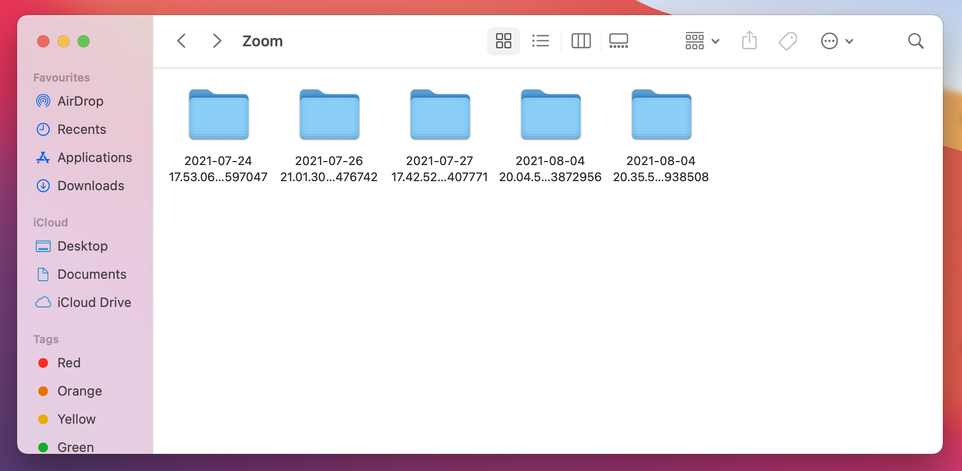 Find the Right Recording Folder