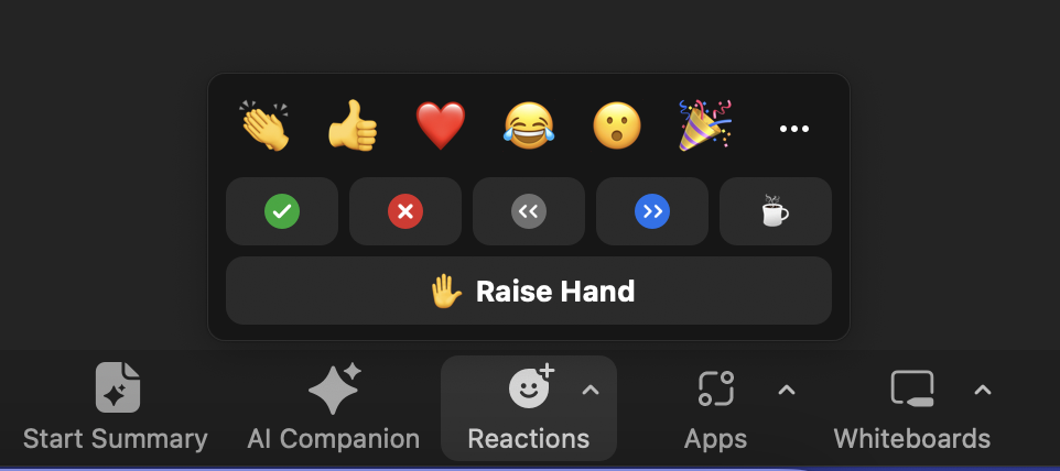 raise hand in zoom