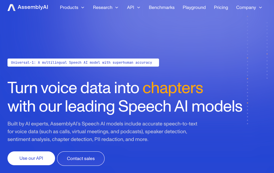 Assembly AI Speech-to-text