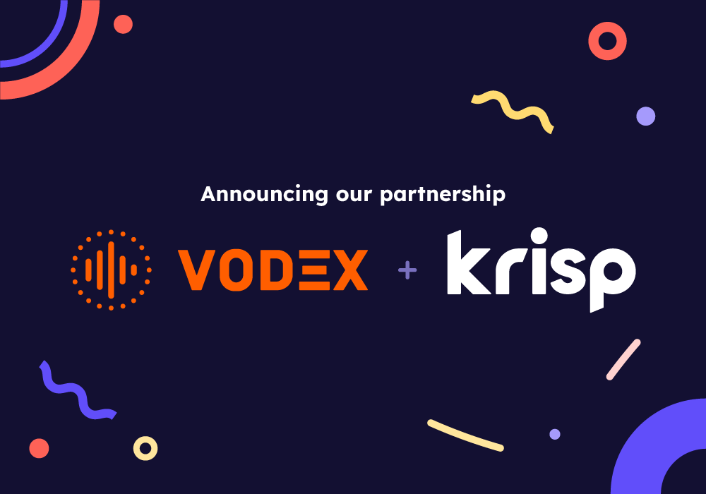 Krisp and Vodex Partner to Perfect GenAI-Powered Voicebot Calls for High-Quality Lead Qualification