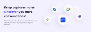easy integration with other communication apps