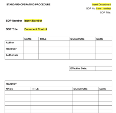 SOP Template: The Ultimate Guide to Crafting It Perfectly