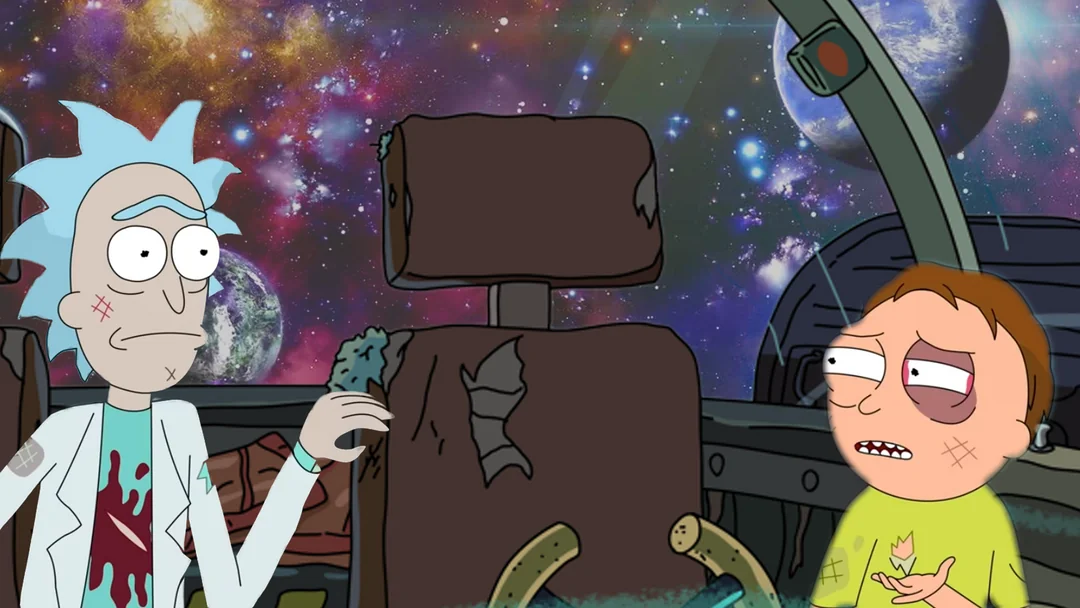 rick and morty background