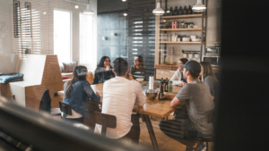 In-person meetings as a form of welcome to the team process.