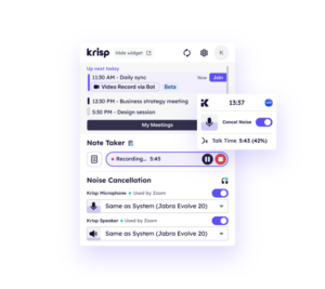 krisp ai noise cancellation