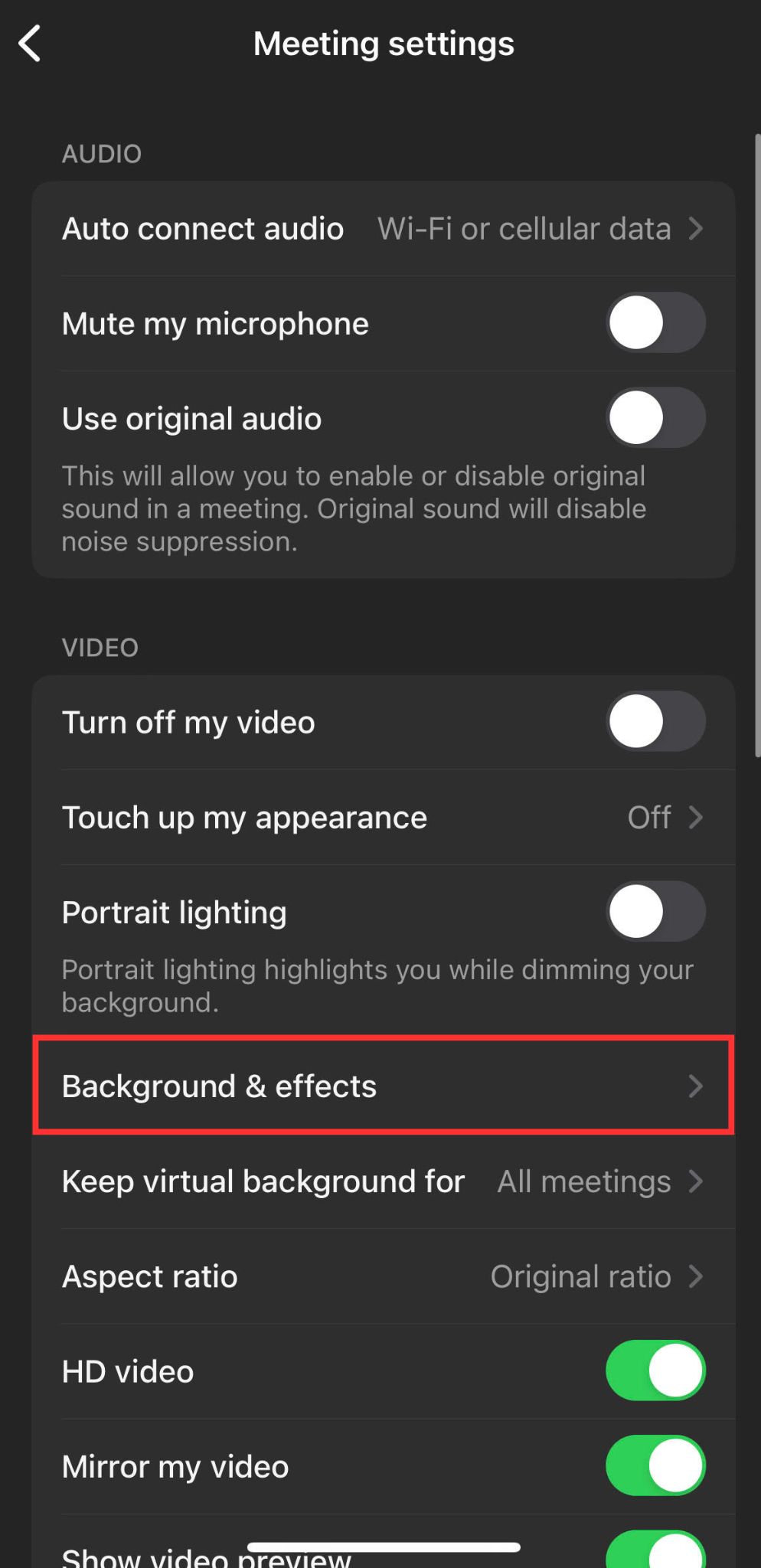 zoom background instructions