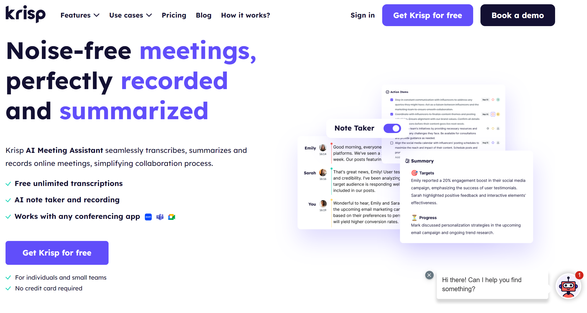 Krisp AI Meeting Assistant