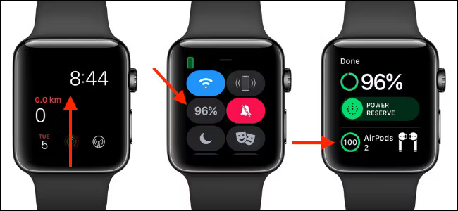 aiprod battery level on apple watch