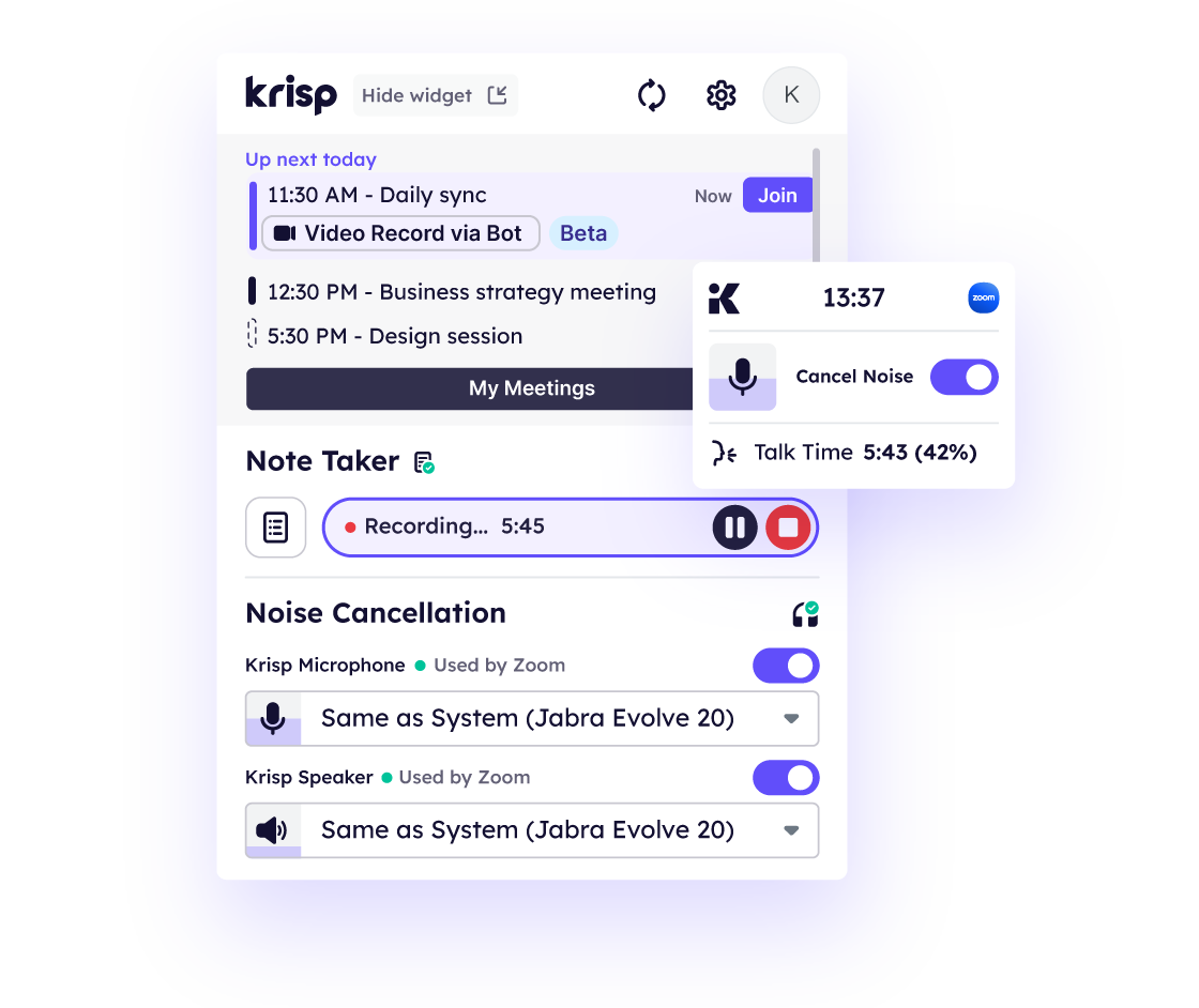 Krisp Ai Noise Cancellation