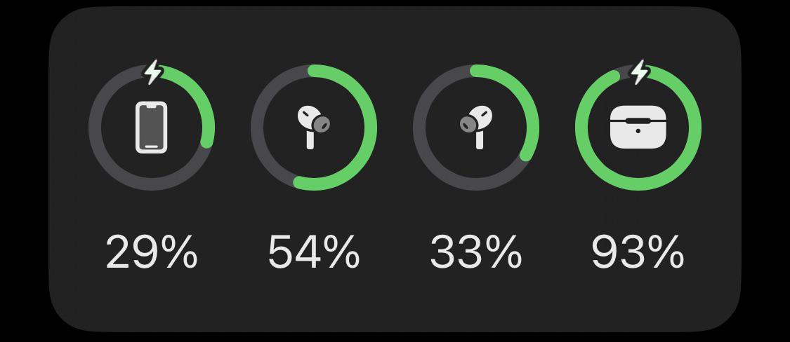 battery widget apple