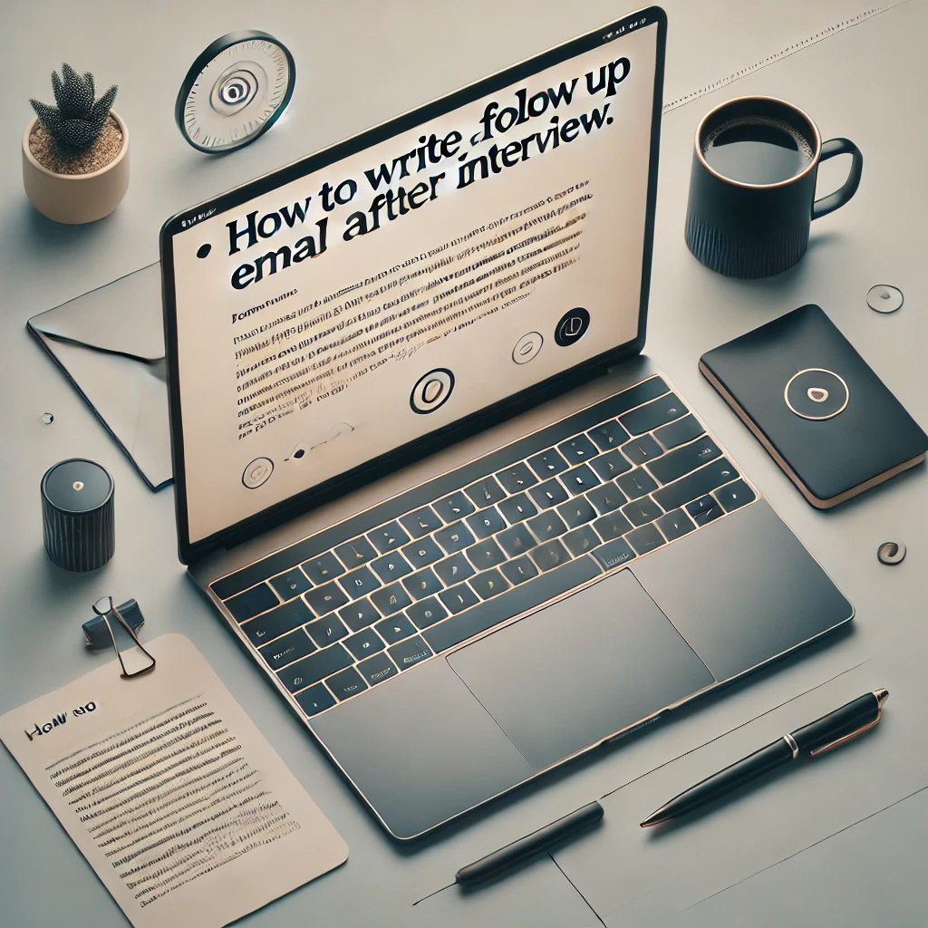 how to write a post-interview follow up letter