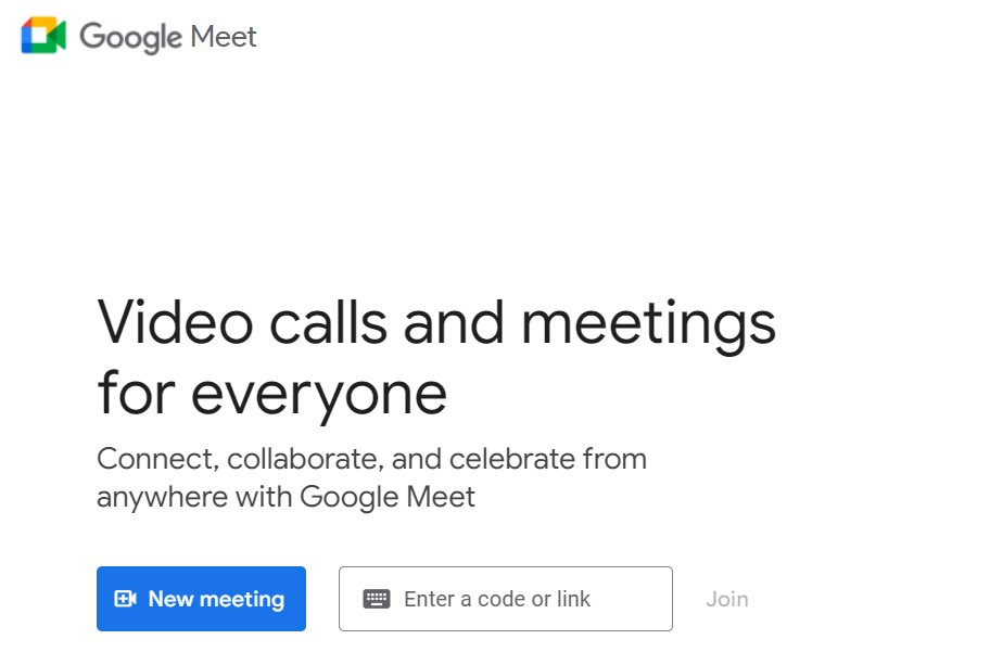 join a call on Google Meet