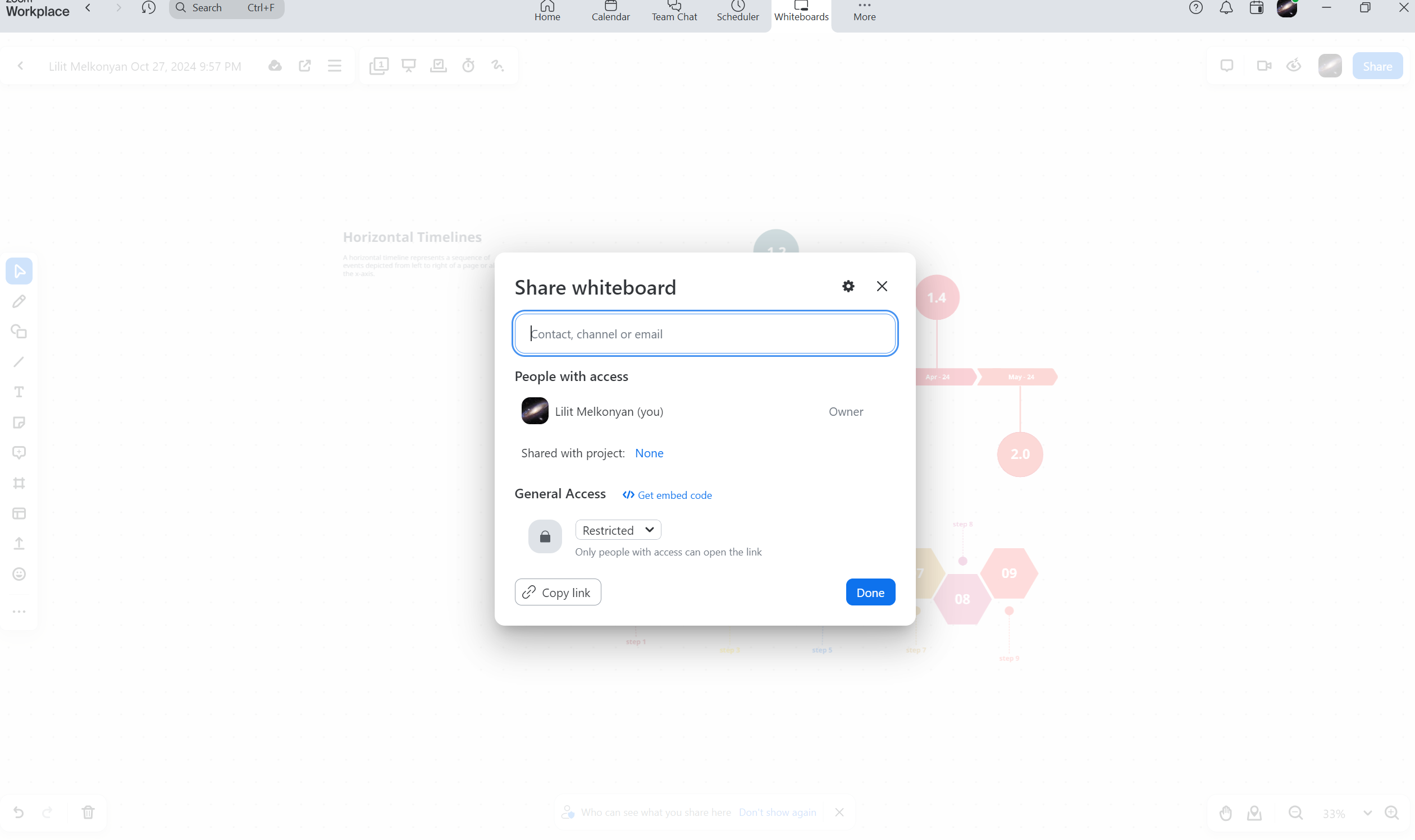 share Zoom Whiteboard