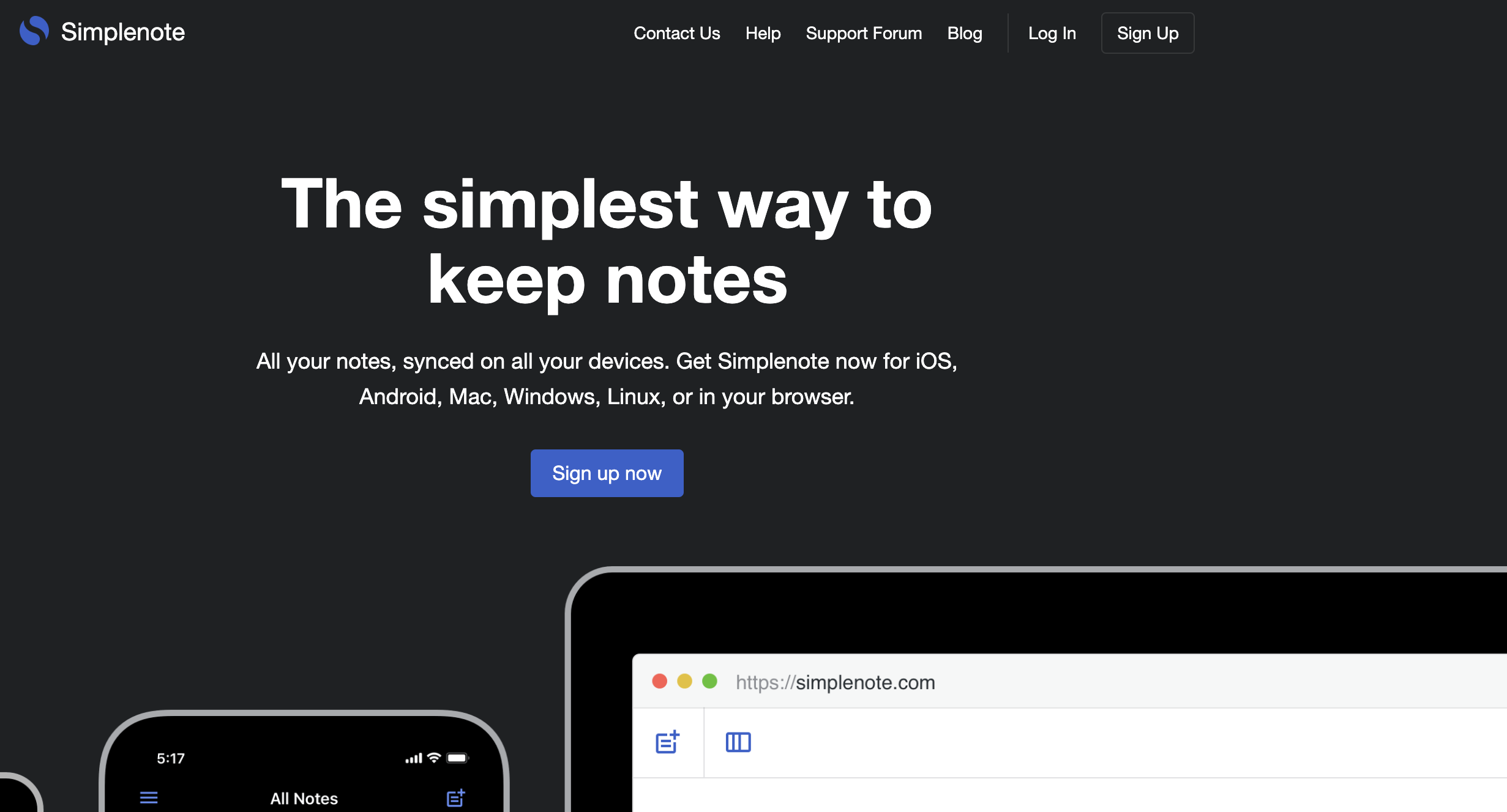 Simplenote — Best minimalist note-taking app for Windows